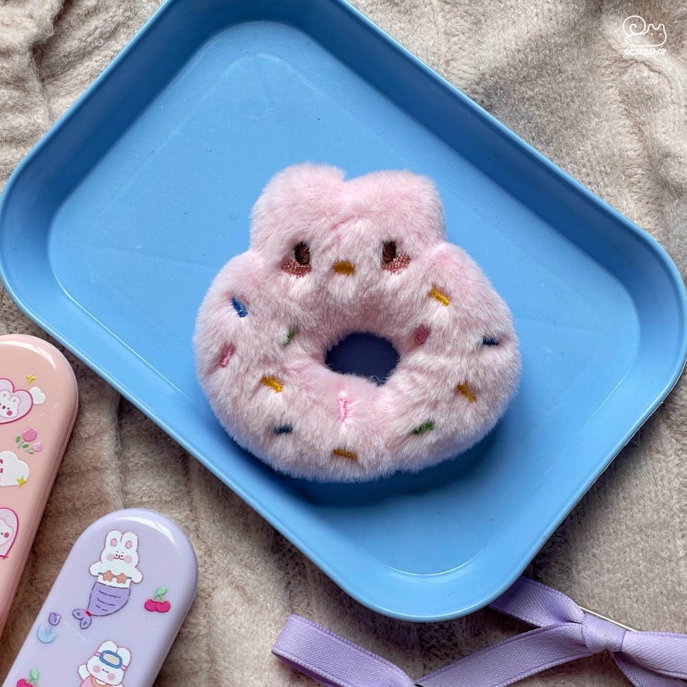 Pin cài áo bông Donut (8cm)