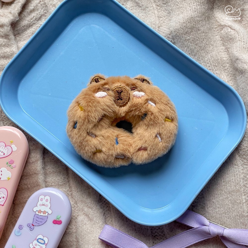 Pin cài áo bông Donut (8cm)