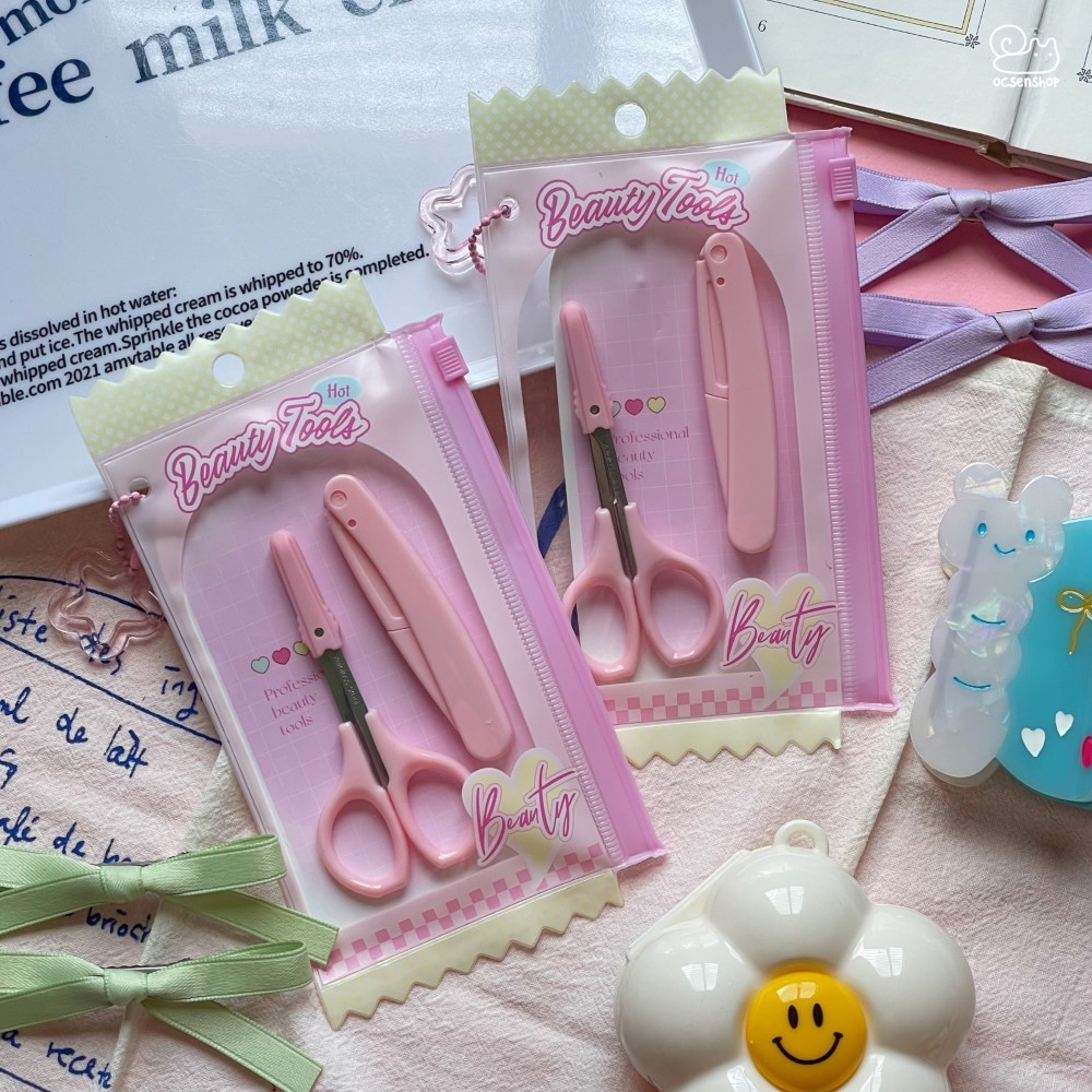 Set dao cạo lông mày Beauty tools