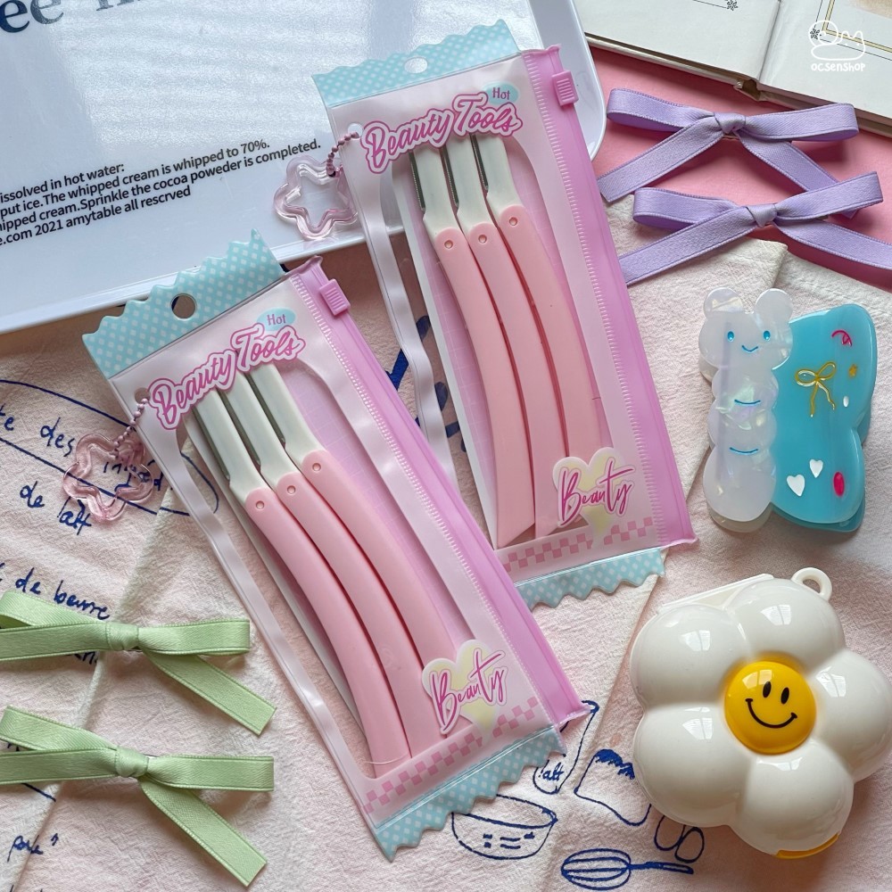 Set dao cạo lông mày Beauty tools