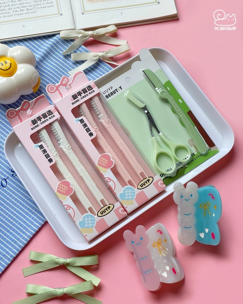 Set dao cạo lông mày UUYP (2c)