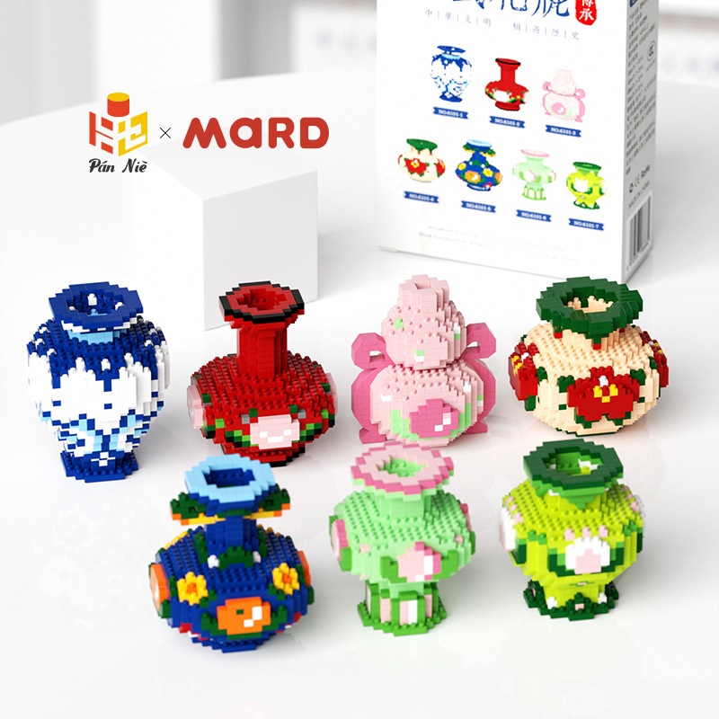 Bộ xếp hình Mard Bình hoa
