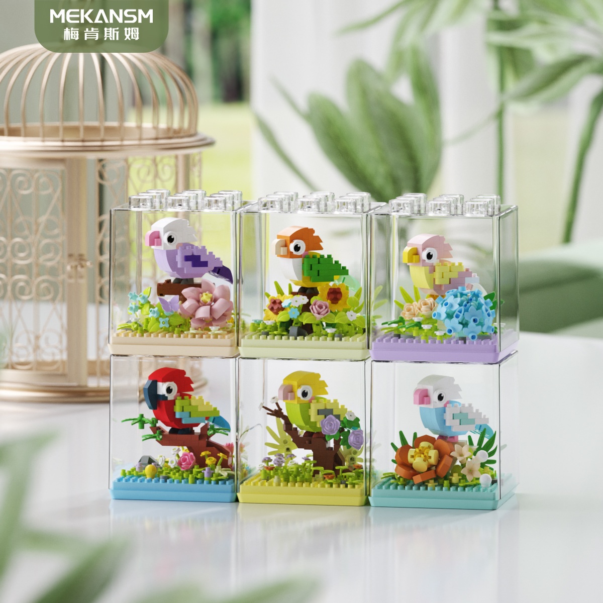 Bộ xếp hình Mekansm Parrot Macaw