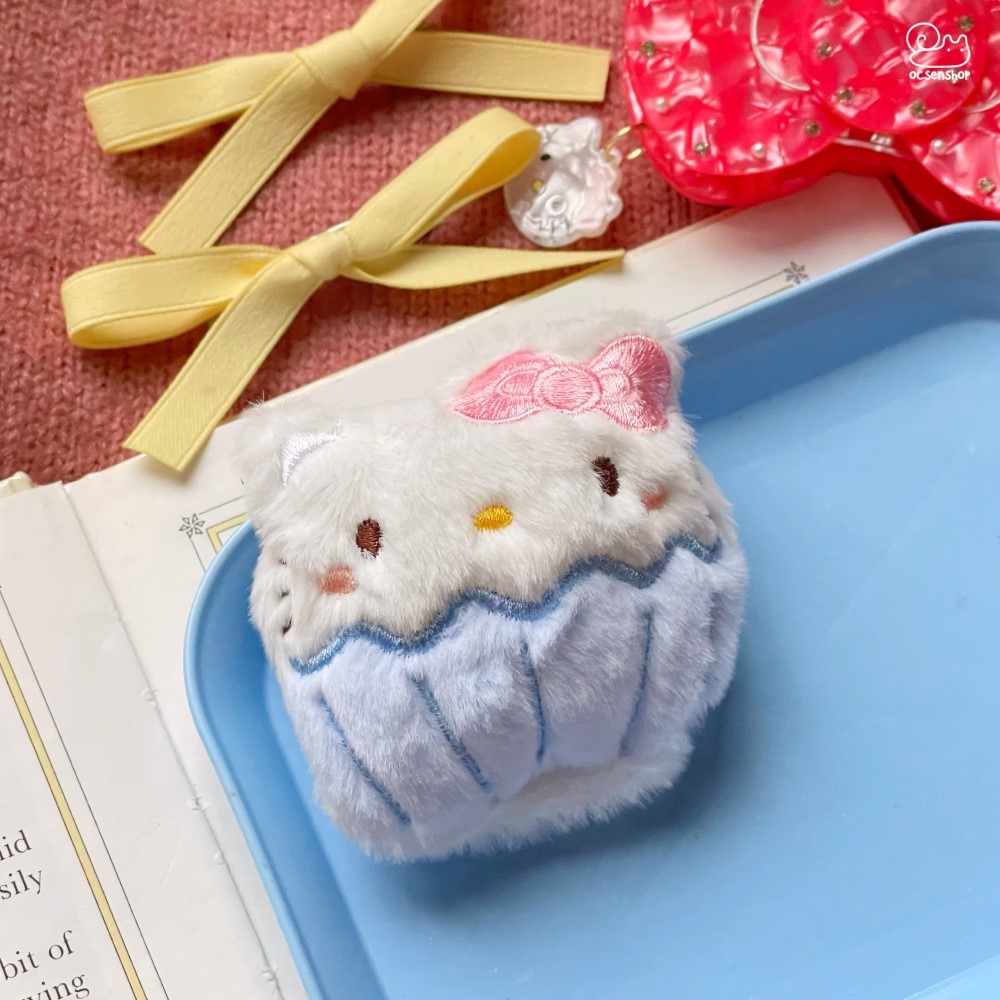 Pin cài áo bông Sanrio cosplay đồ ăn