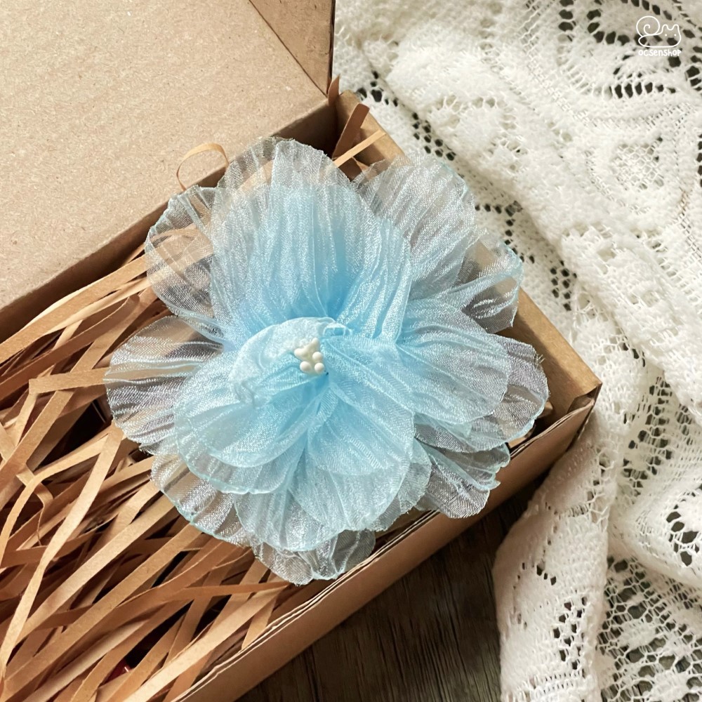 Kẹp tóc Hoa mẫu đơn