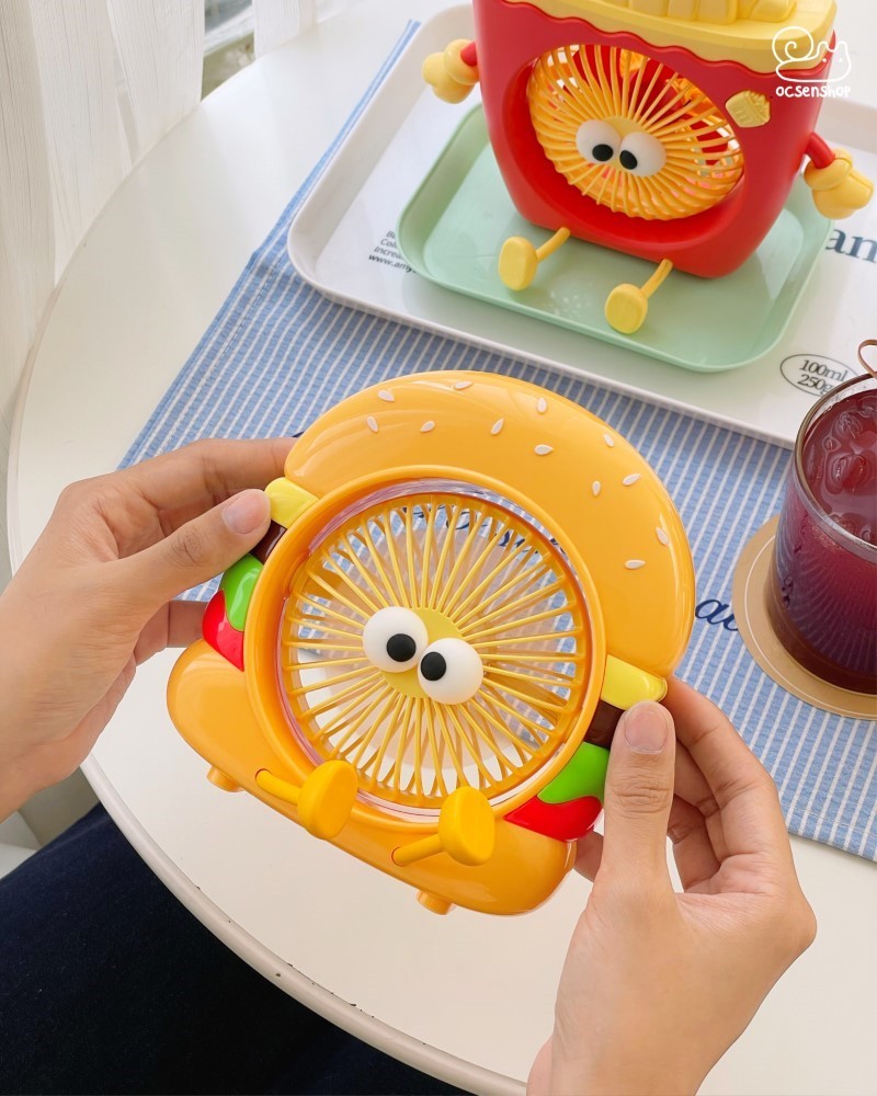 Quạt USB Fastfood (300-500mAH)