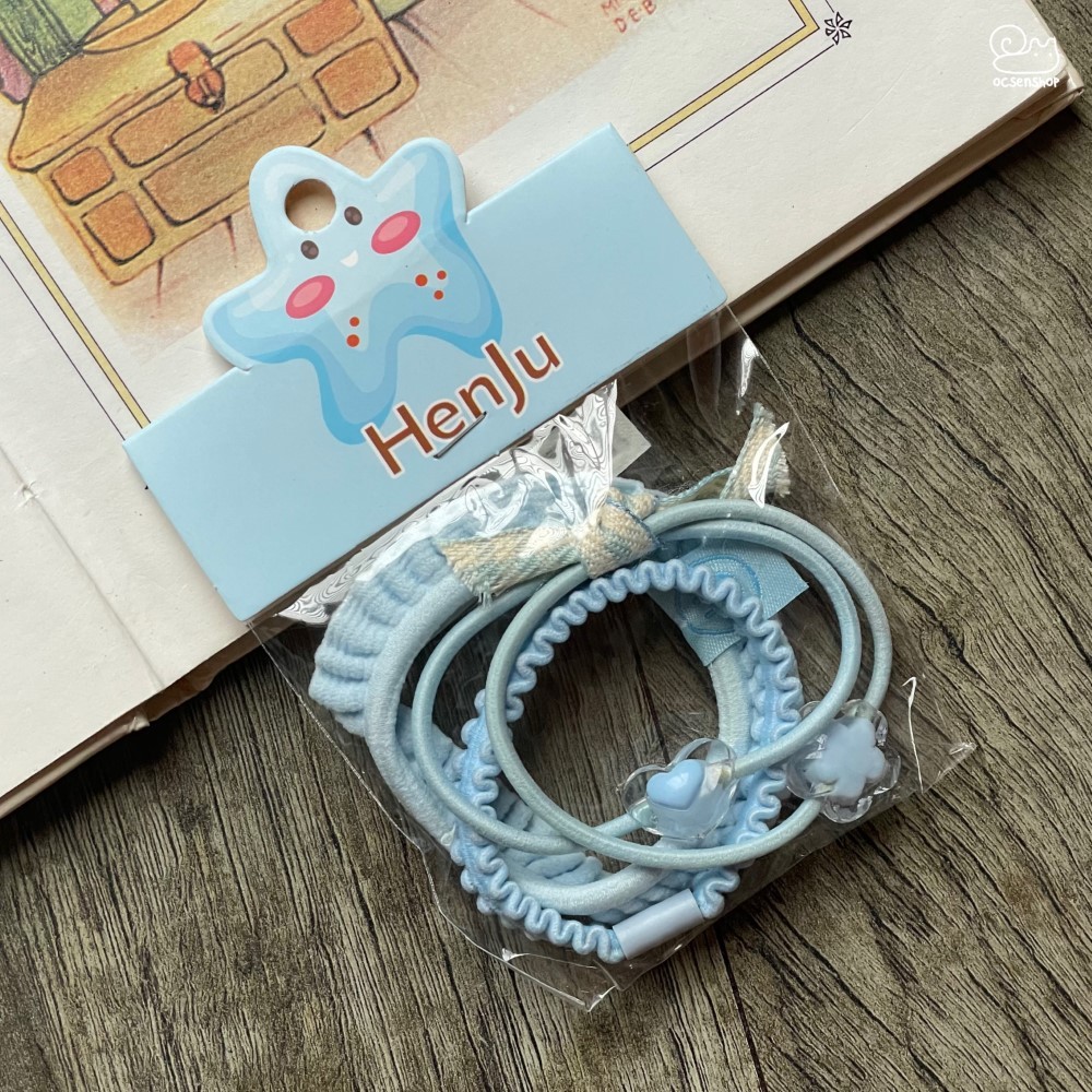 Set chun buộc tóc mix loại (4c)
