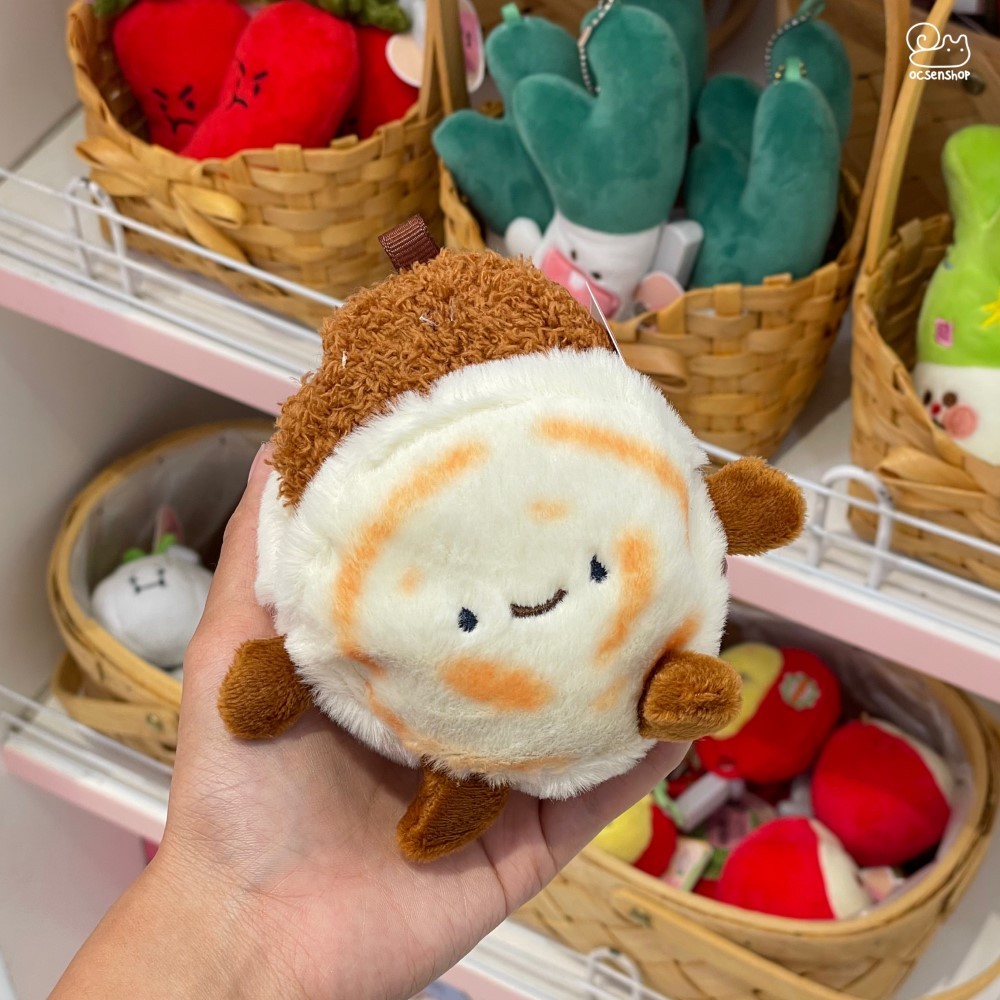 Móc khóa bông Bánh kẹp