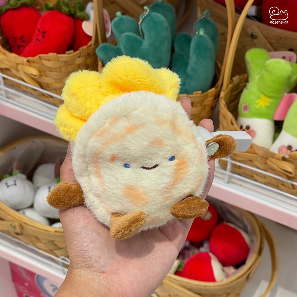 Móc khóa bông Bánh kẹp