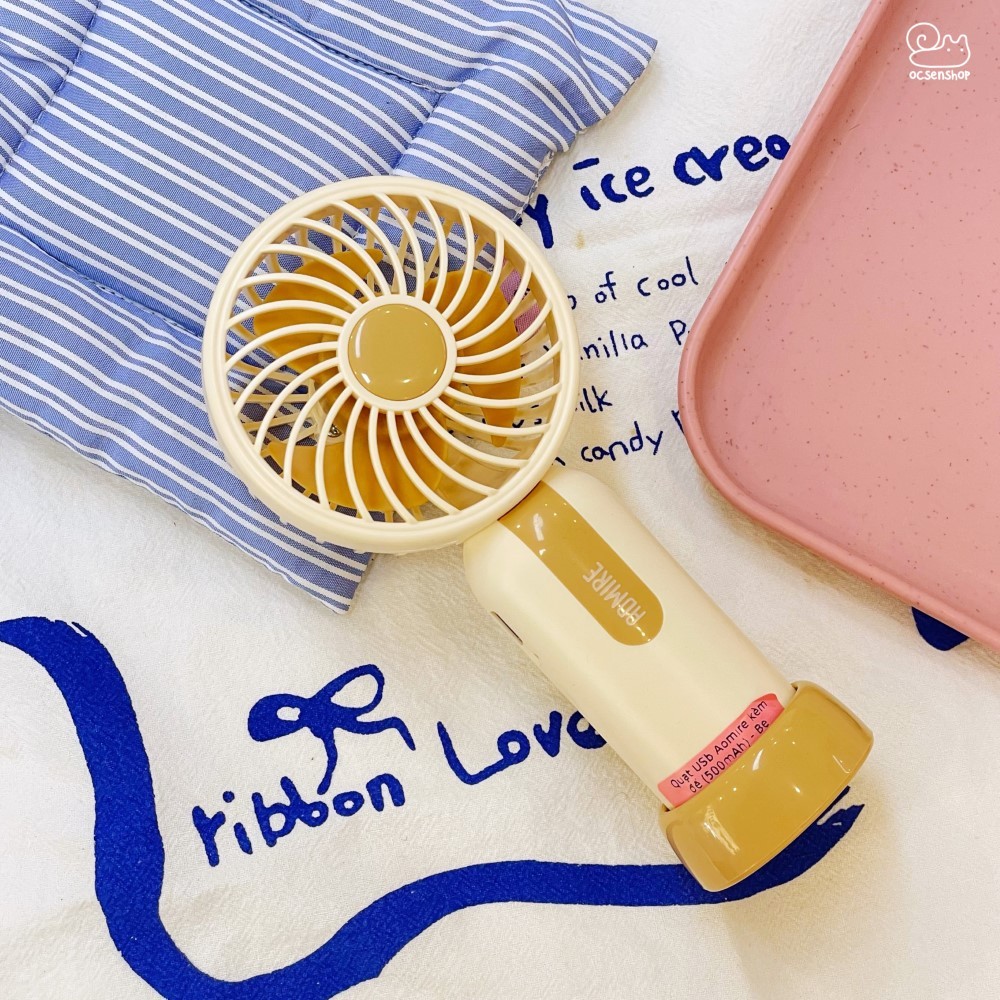 Quạt USb Aomire kèm đế (500mAh)