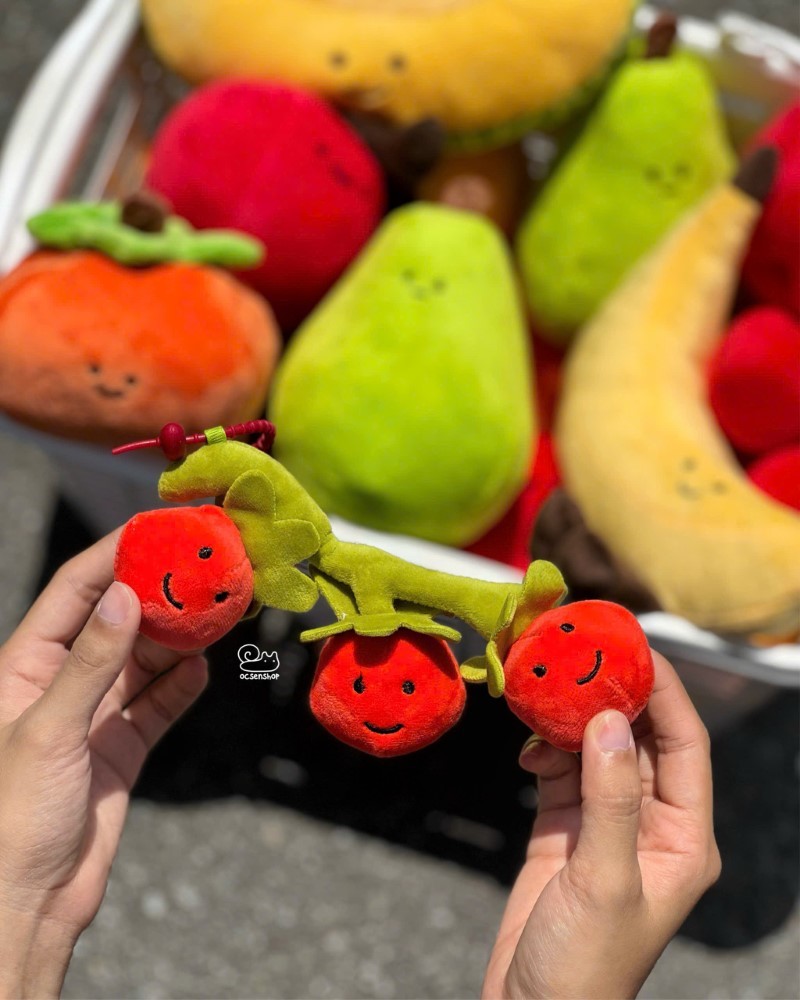 Móc khóa bông Rau Củ emotion
