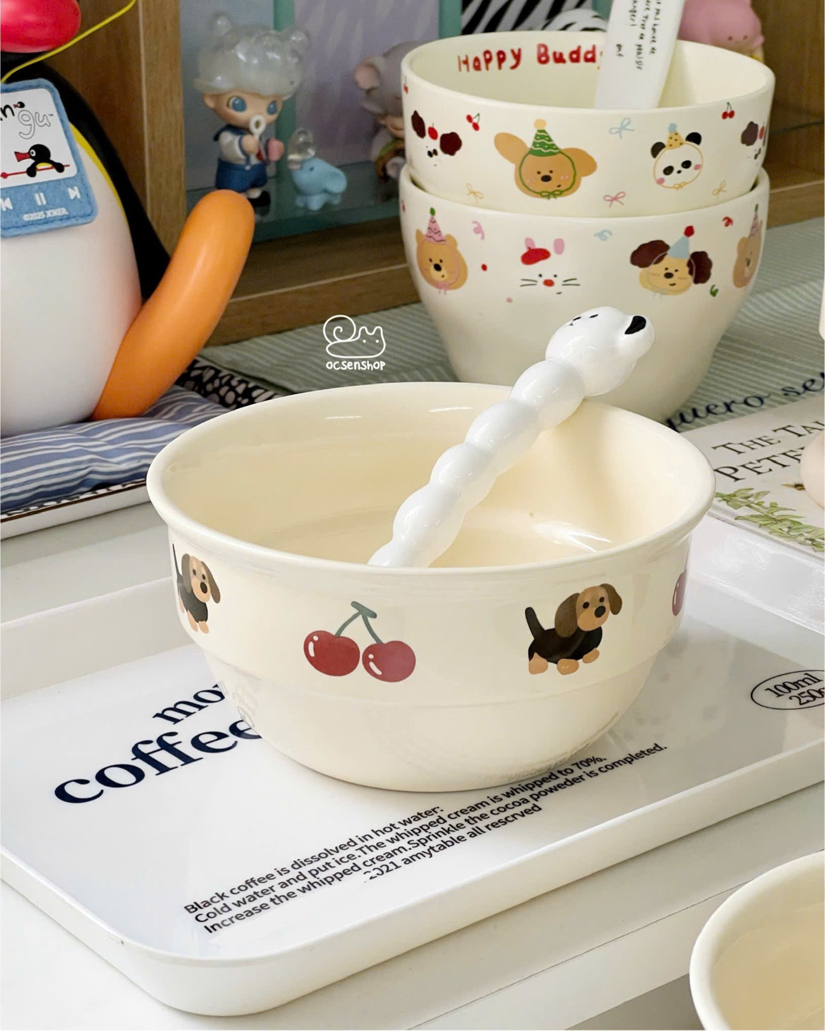 Bát sứ viền họa tiết
