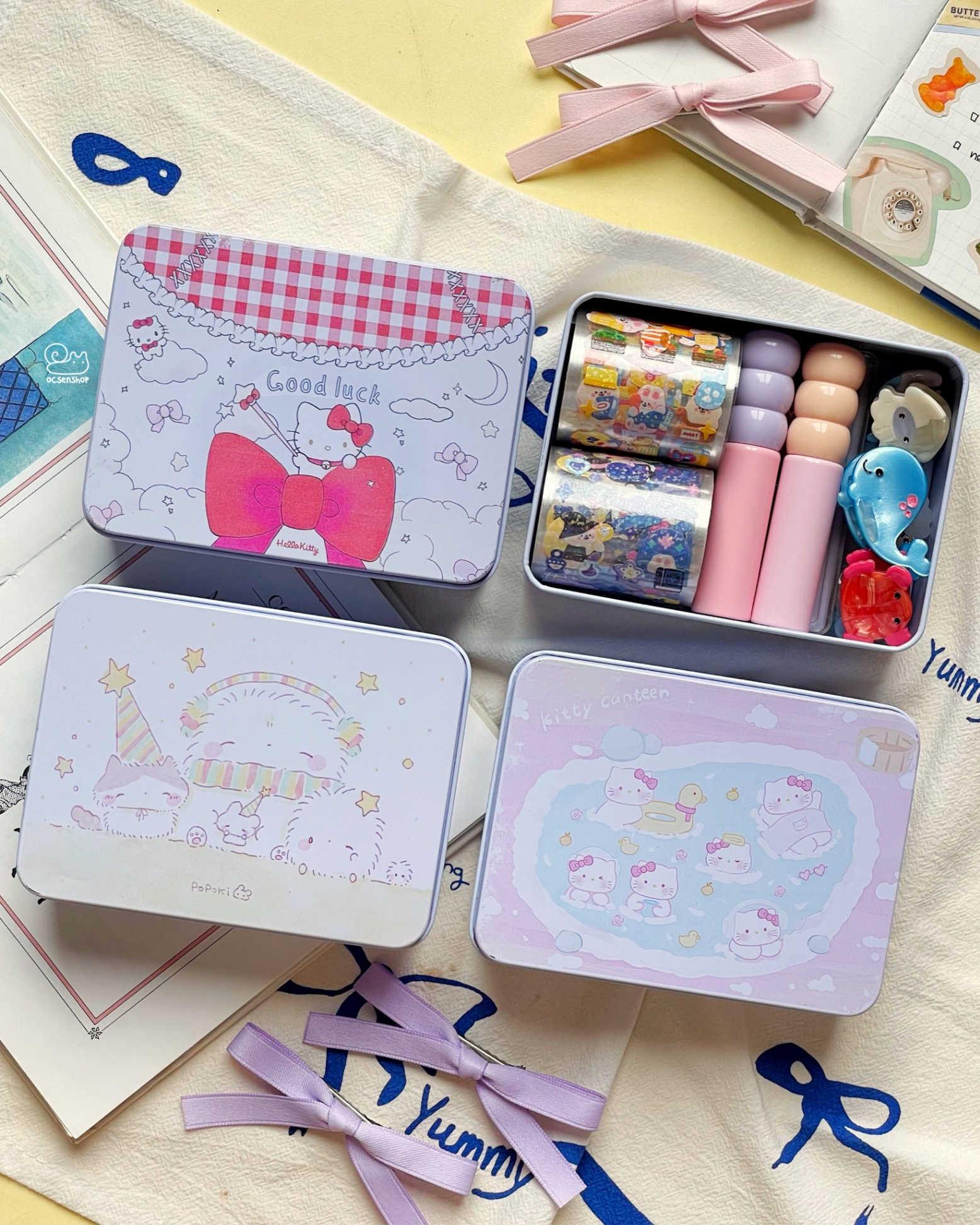 Hộp thiếc đa năng Cartoon (12x9x4cm)
