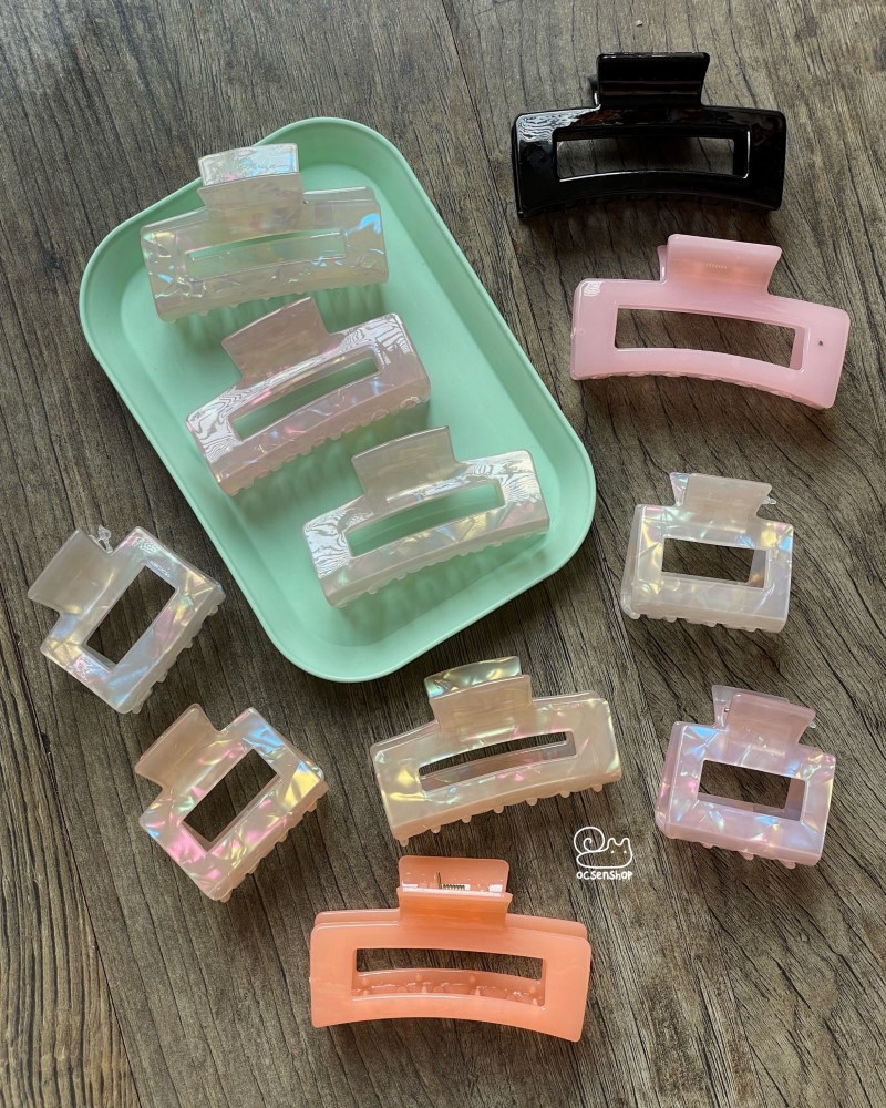 Kẹp càng cua xà cừ chữ nhật (7.5cm)
