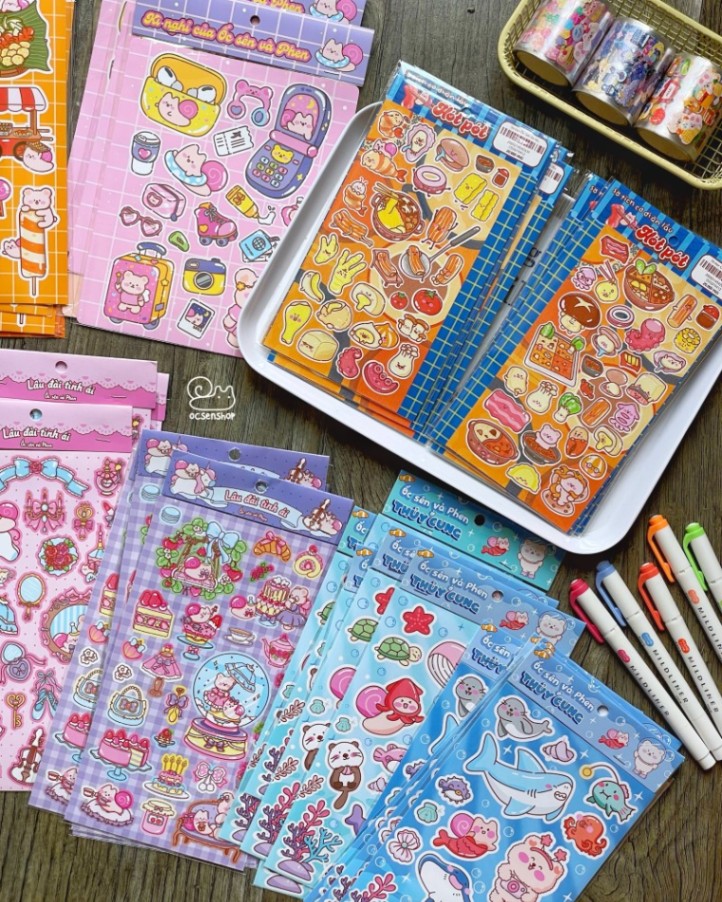 Sticker Ốc sên Ăn lẩu