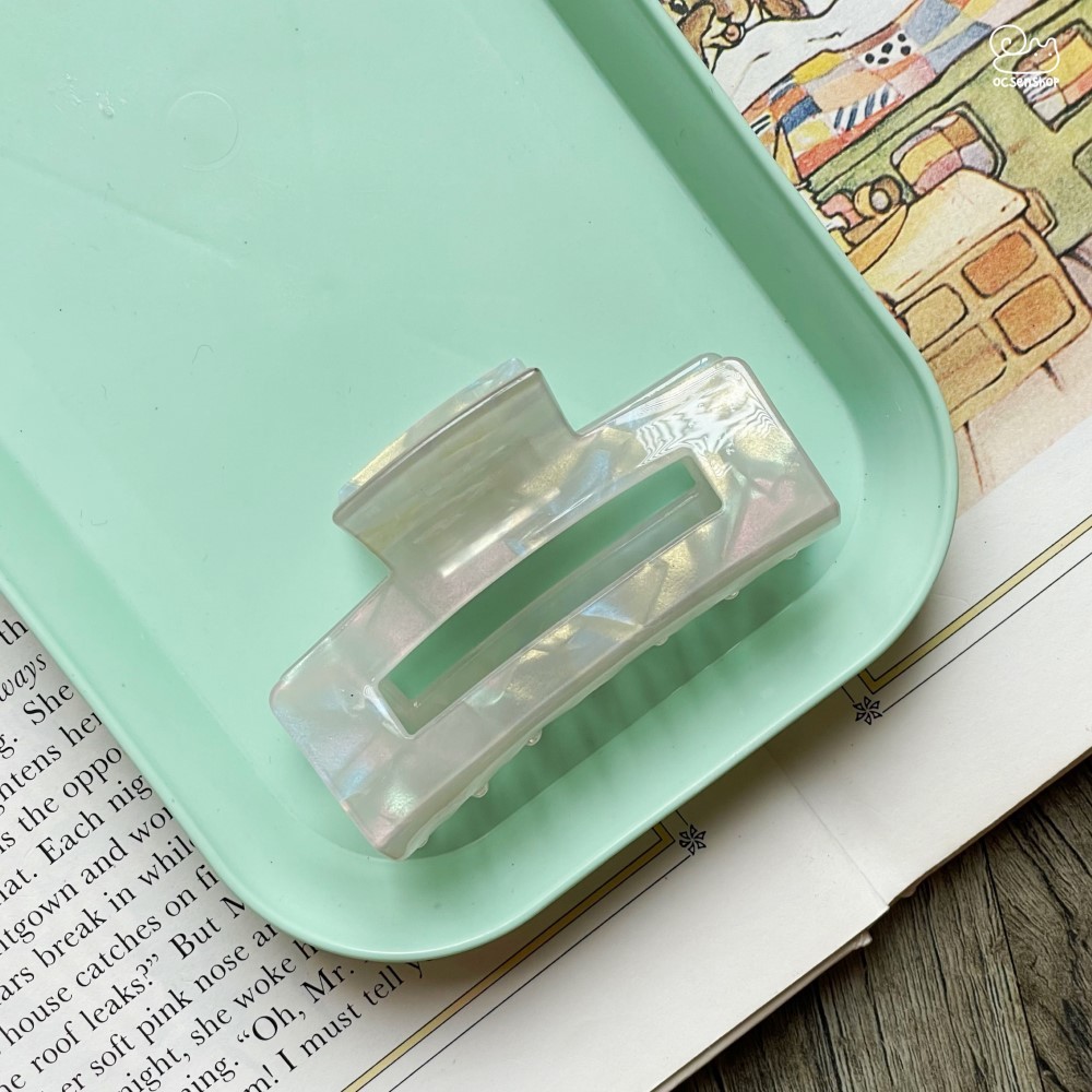Kẹp càng cua xà cừ chữ nhật (7.5cm)