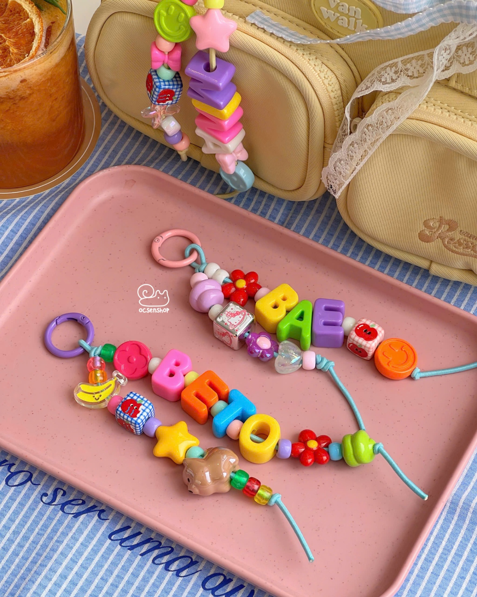 Workshop DIY keychain chữ