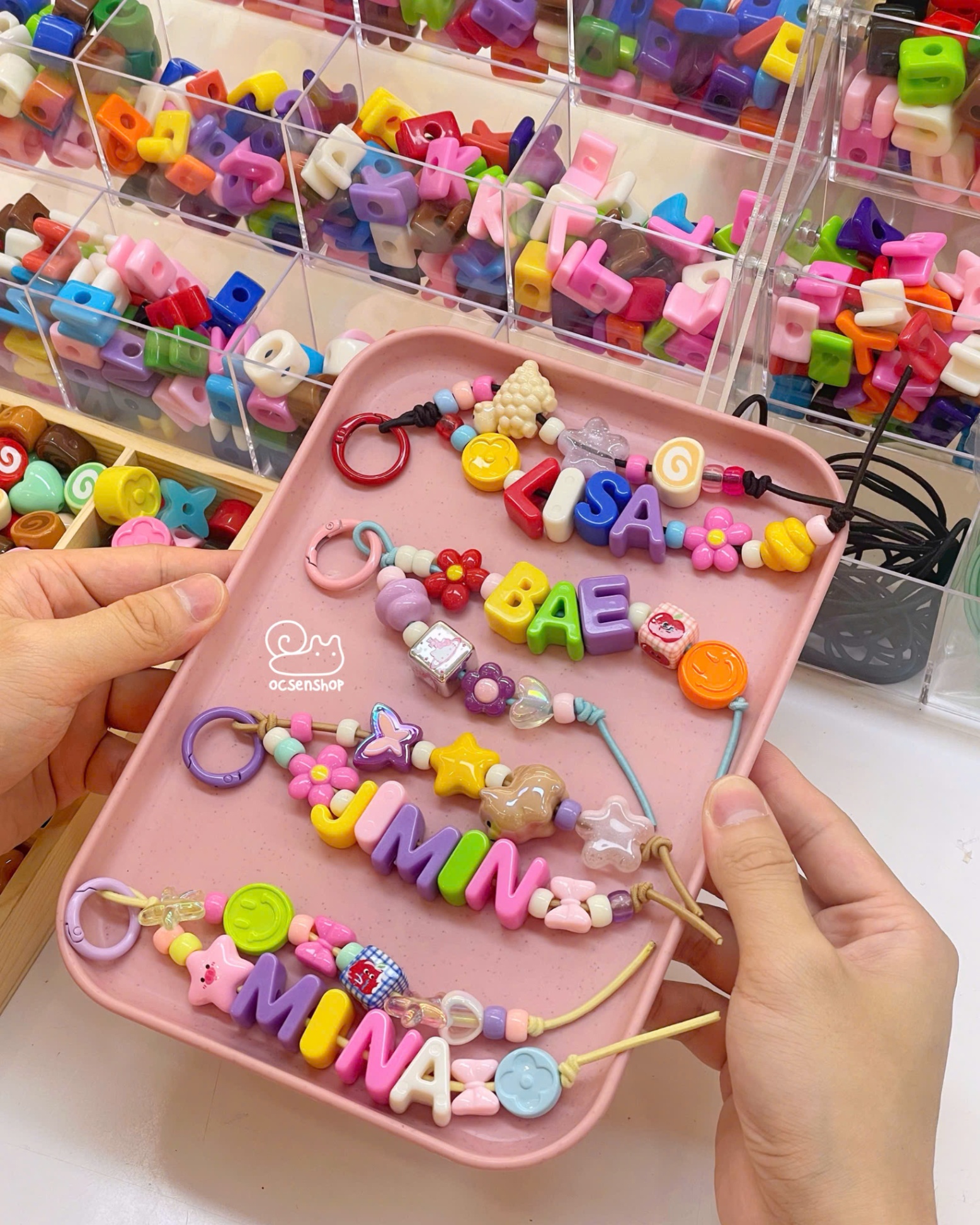 Workshop DIY keychain chữ