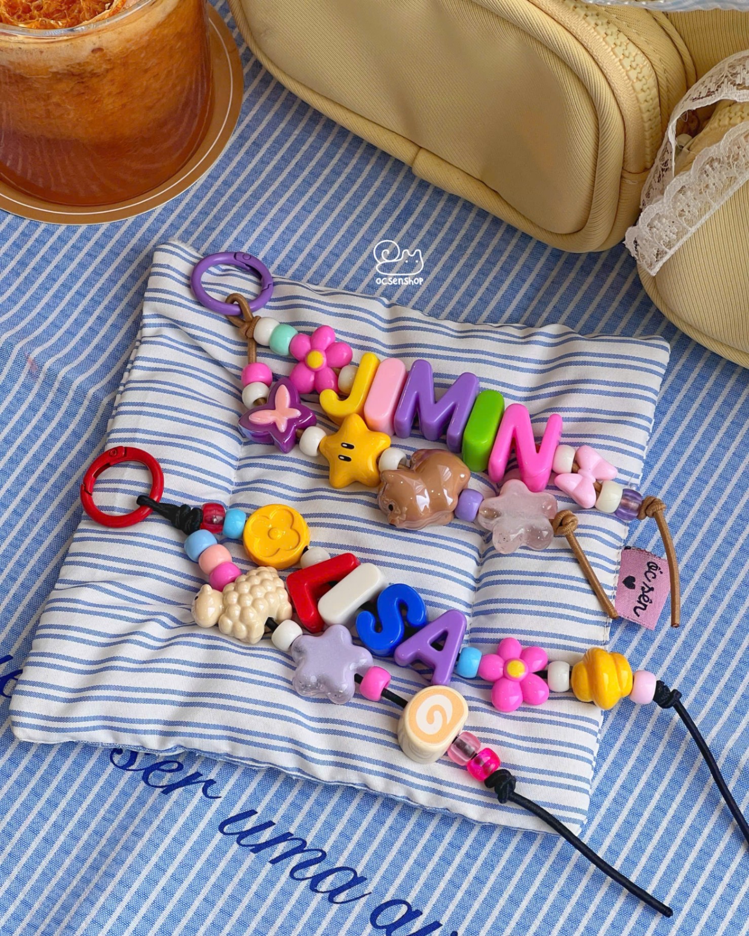 Workshop DIY keychain chữ