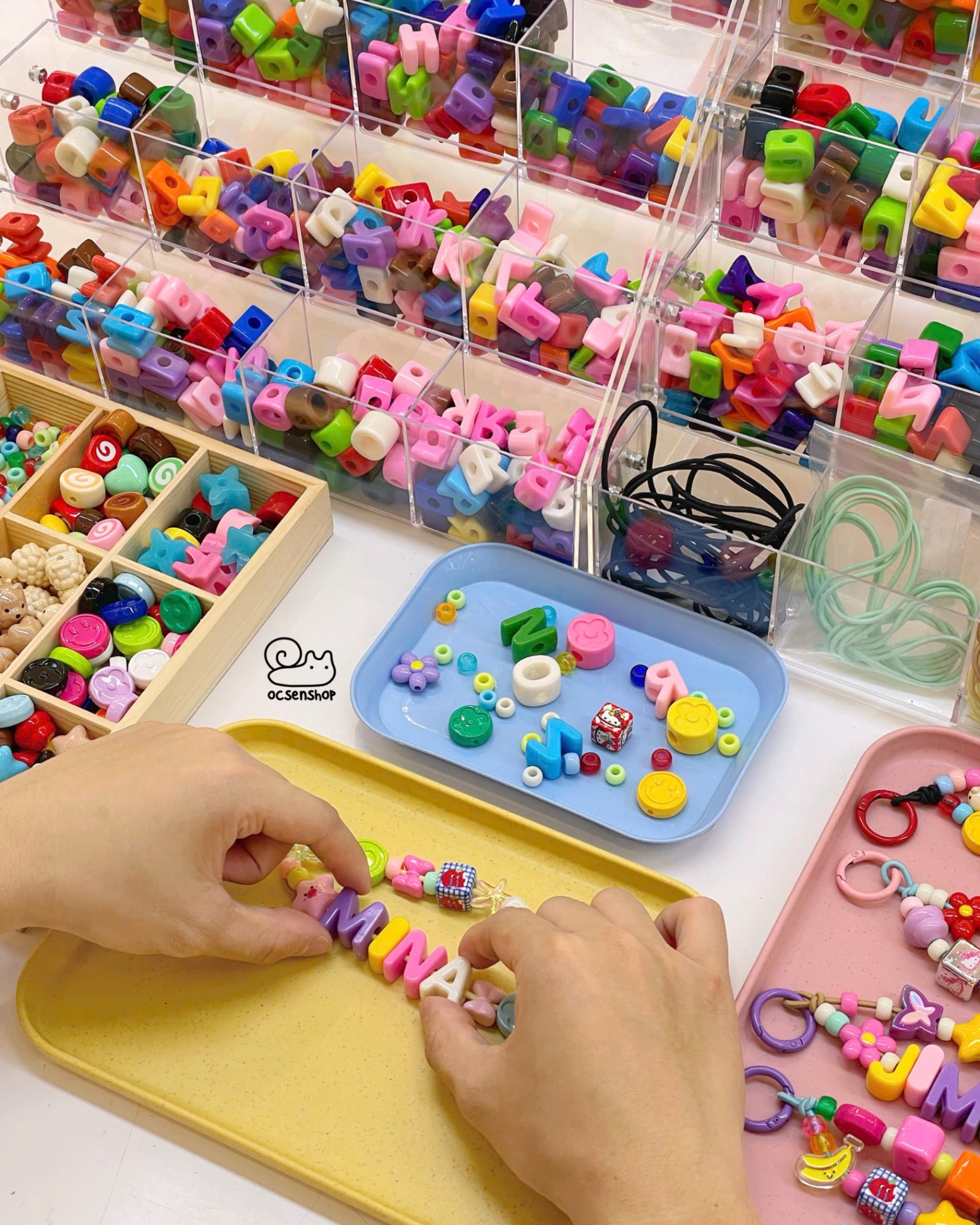 Workshop DIY keychain chữ