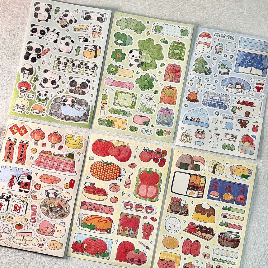 Sticker waka waka Panda (10x17cm)