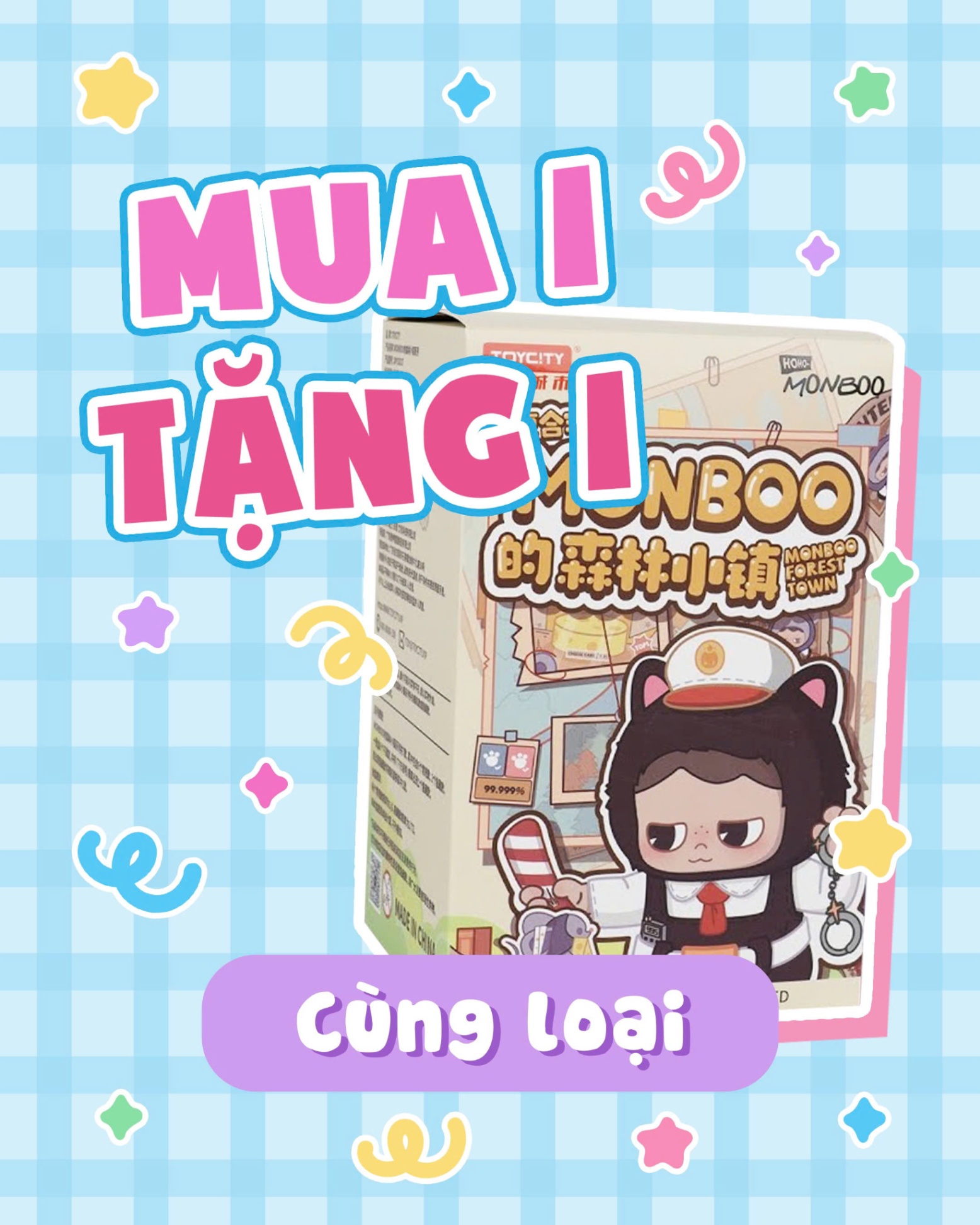 Blind box bông Monboo ver Forest town (6)