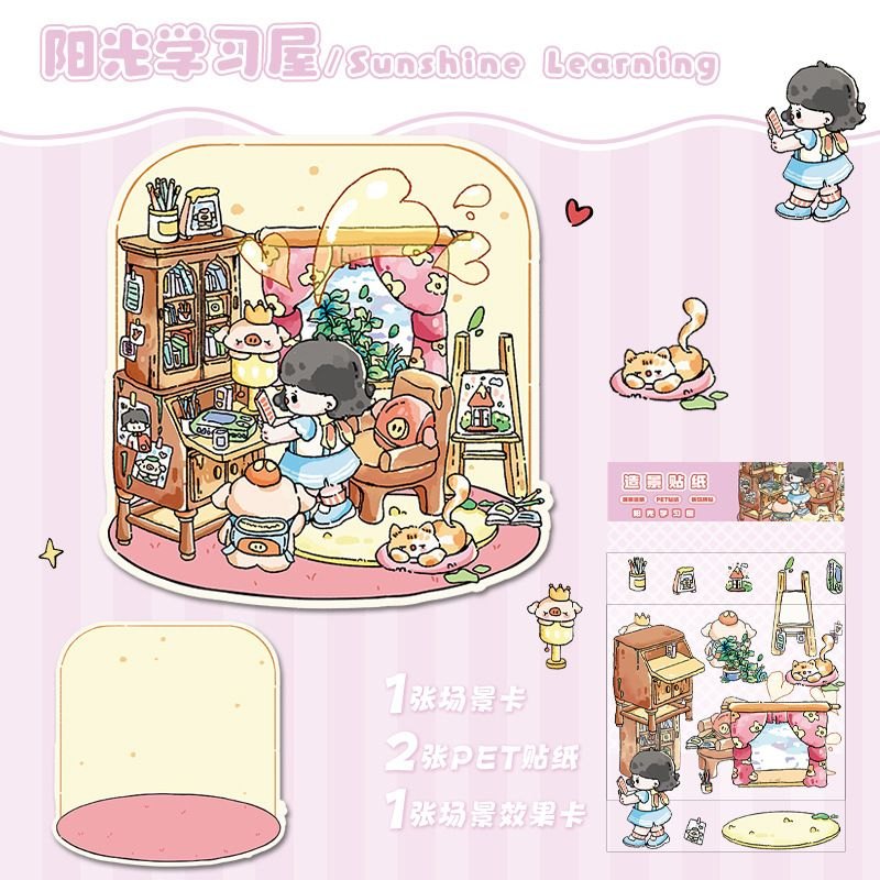 Sticker DIY Động vật 15k