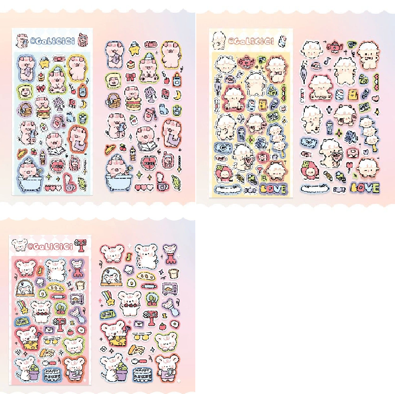 Sticker Galicici động vật (7x12cm)