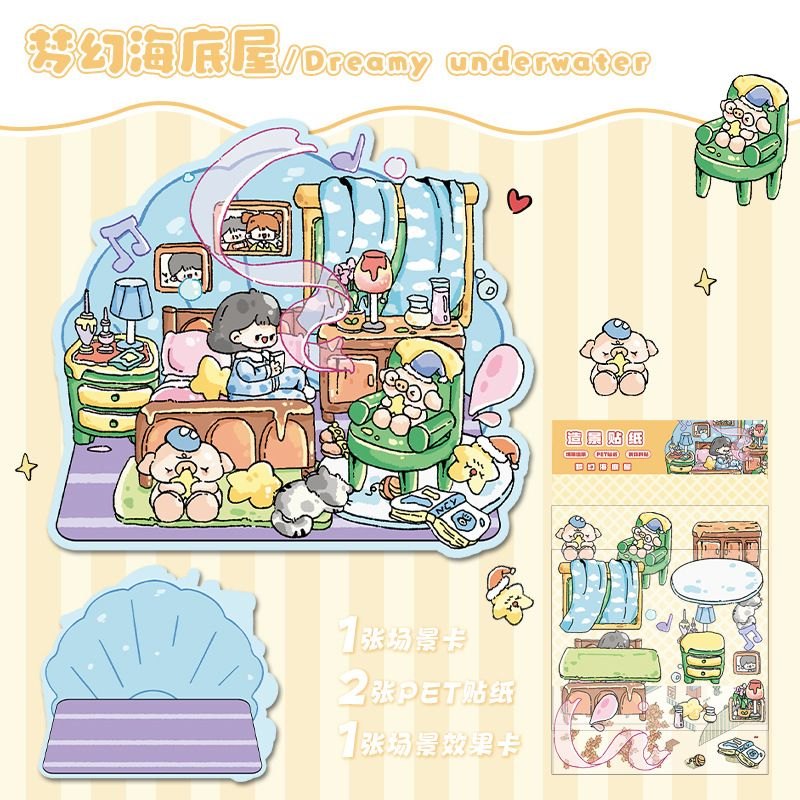 Sticker DIY Động vật 15k