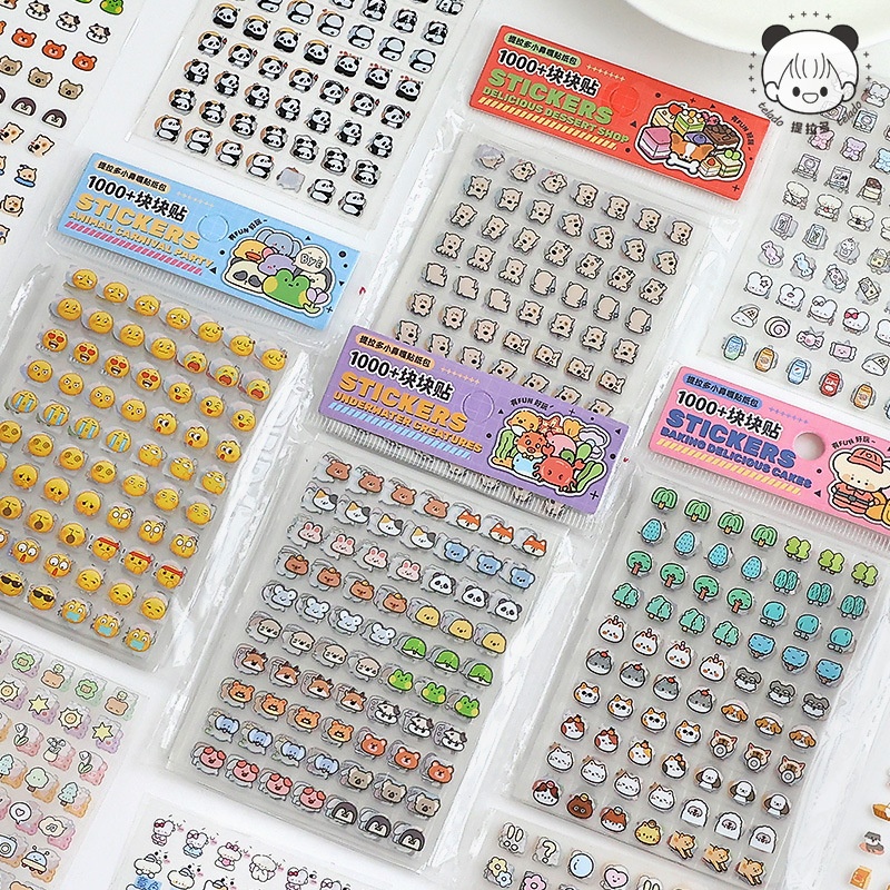 Sticker mini emoji (15 tấm)(7x9cm)