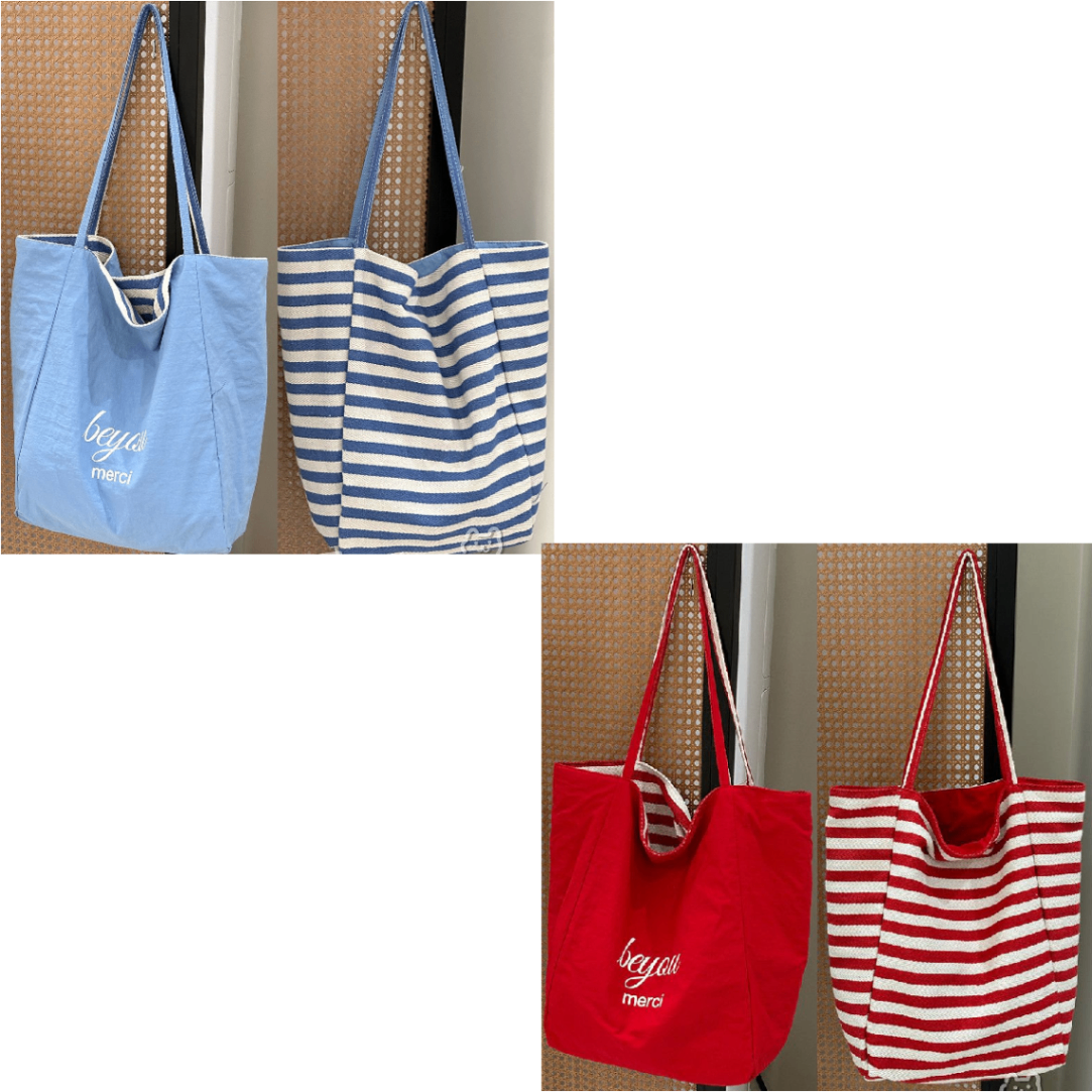 Totebag Beyou merci 2 mặt