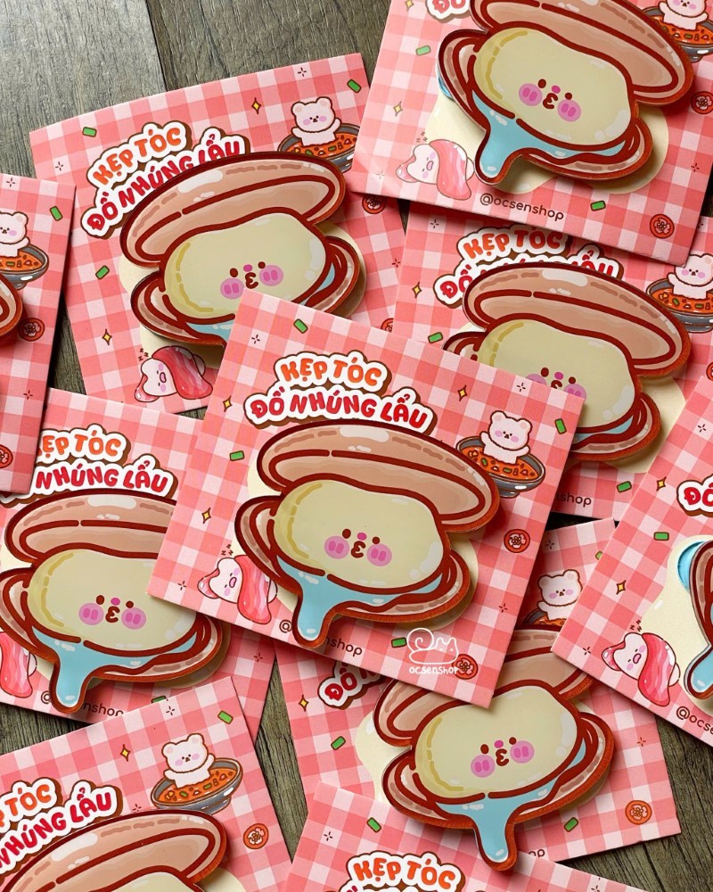Kẹp tóc BST Hót Pót party (7cm)