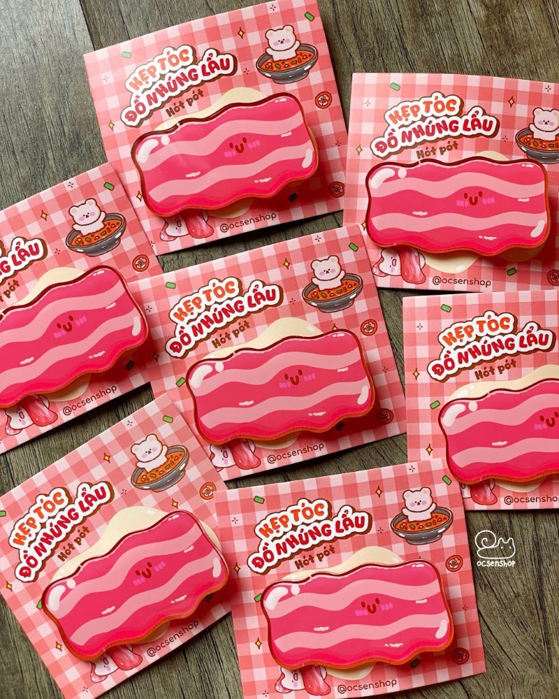 Kẹp tóc BST Hót Pót party (7cm)