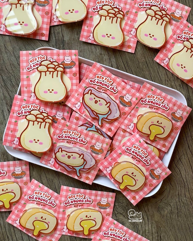 Kẹp tóc BST Hót Pót party (7cm)