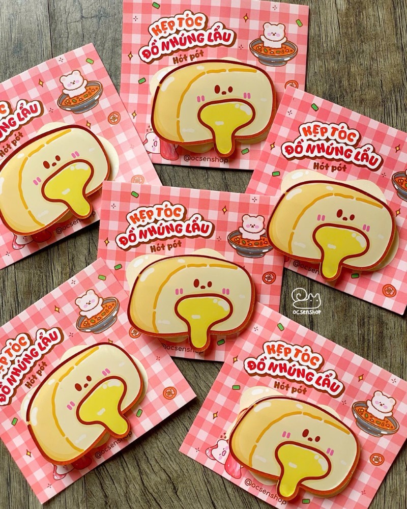 Kẹp tóc BST Hót Pót party (7cm)