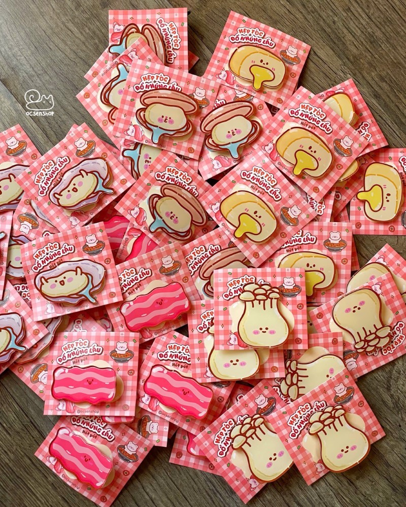 Kẹp tóc BST Hót Pót party (7cm)