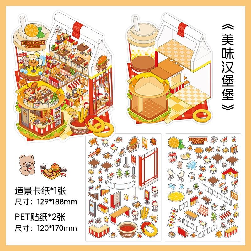 Sticker DIY Động vật 30k