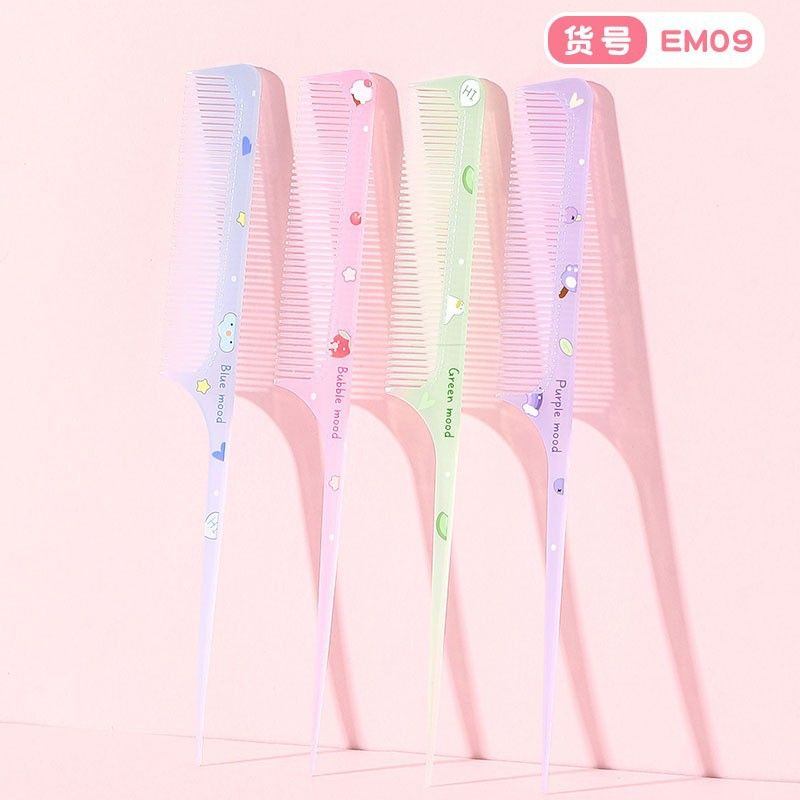 Lược cầm tay Color mood có cán rẽ ngôi