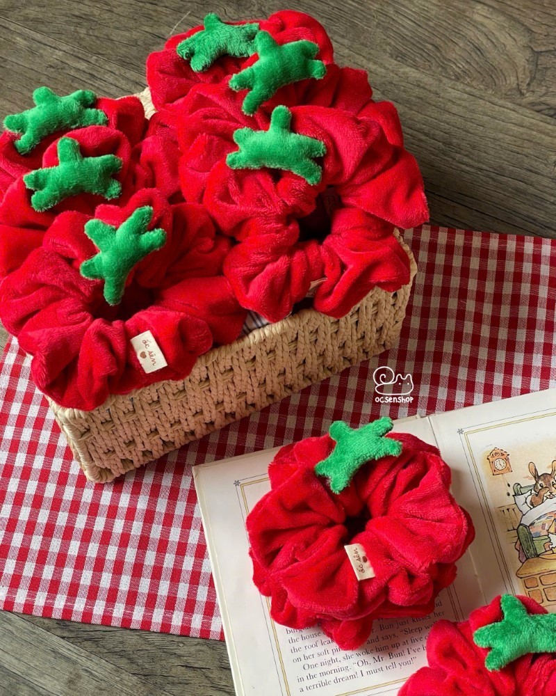 Scrunchie bông Ốc sên