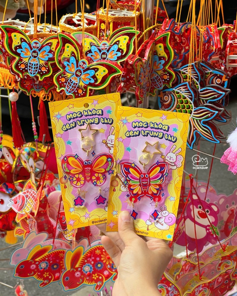 Móc khóa đèn Trung thu