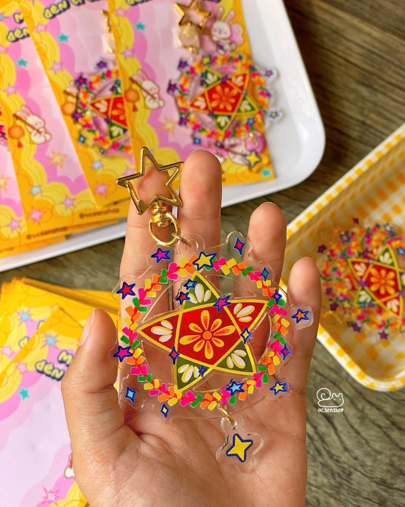 Móc khóa đèn Trung thu