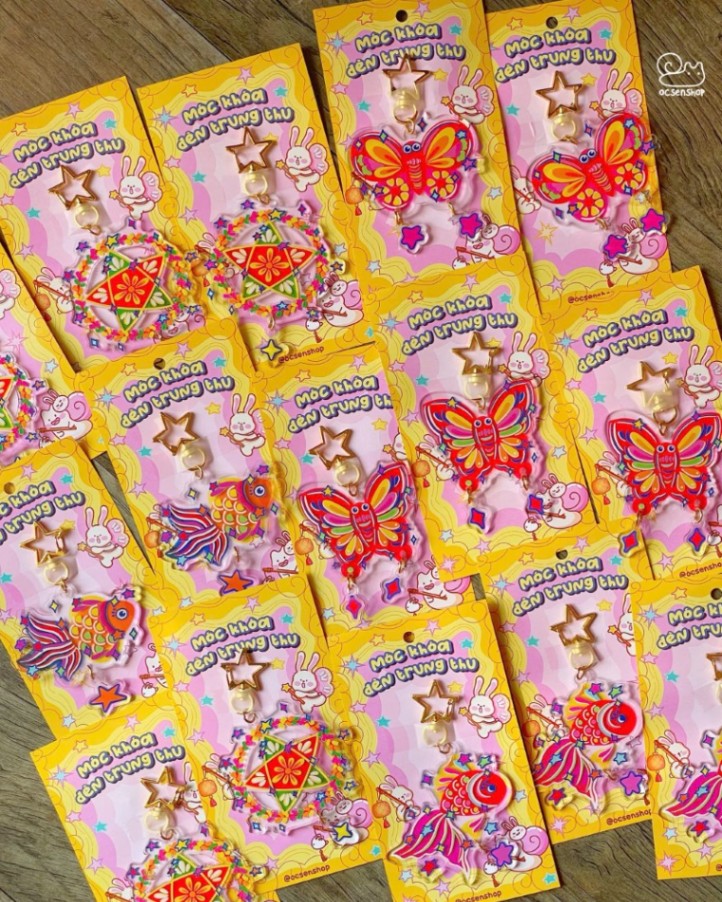 Moc khoa den Trung thu