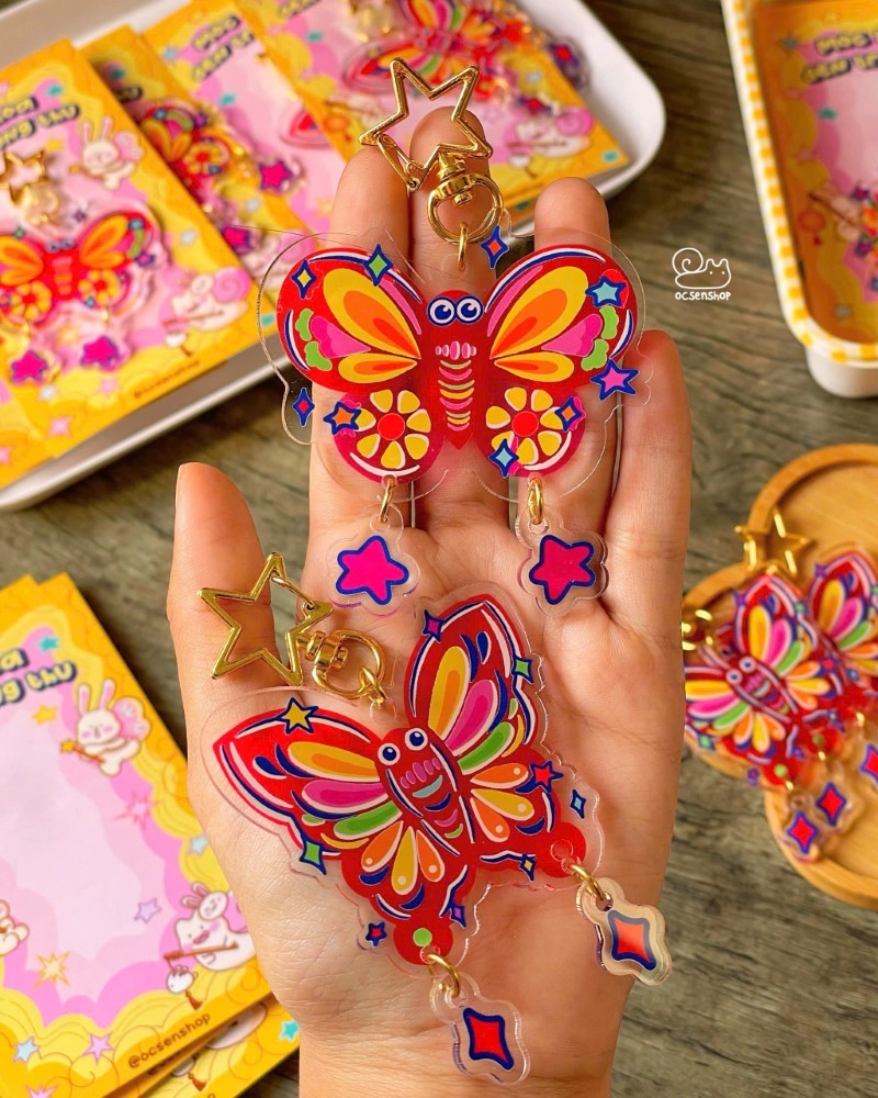 Móc khóa đèn Trung thu