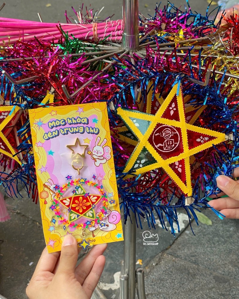 Móc khóa đèn Trung thu