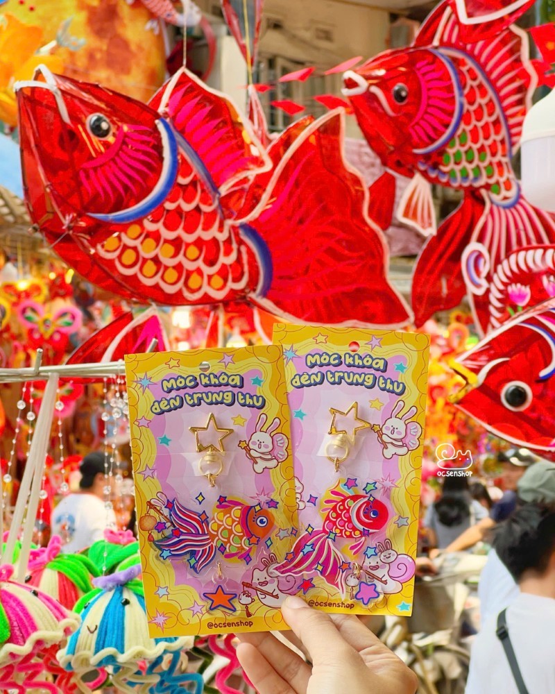 Móc khóa đèn Trung thu