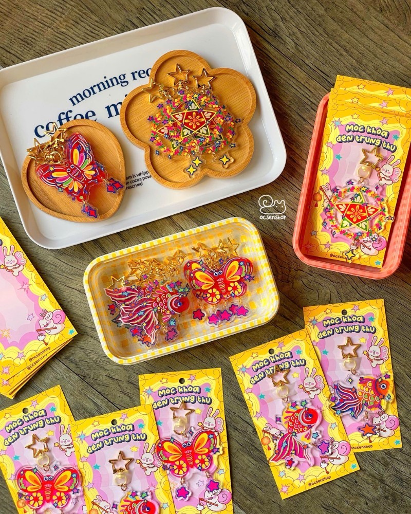 Móc khóa đèn Trung thu