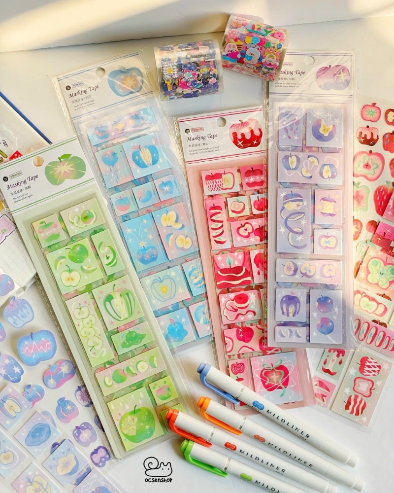 Sticker Apple (6x20cm)(3 tấm)