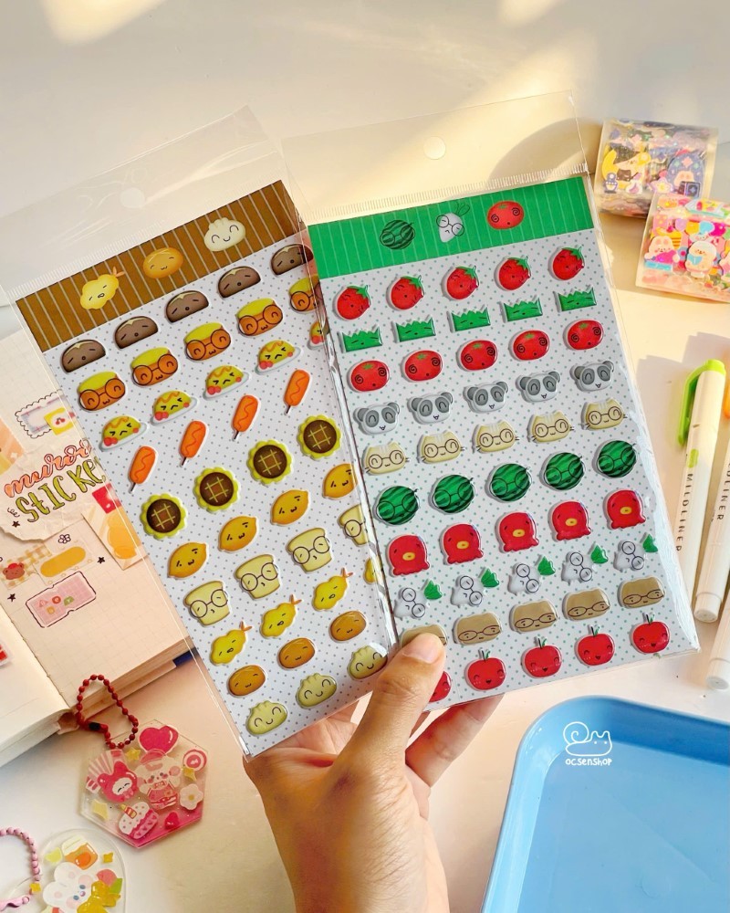 Sticker Waka waka Động vật Nhật (10x17cm)