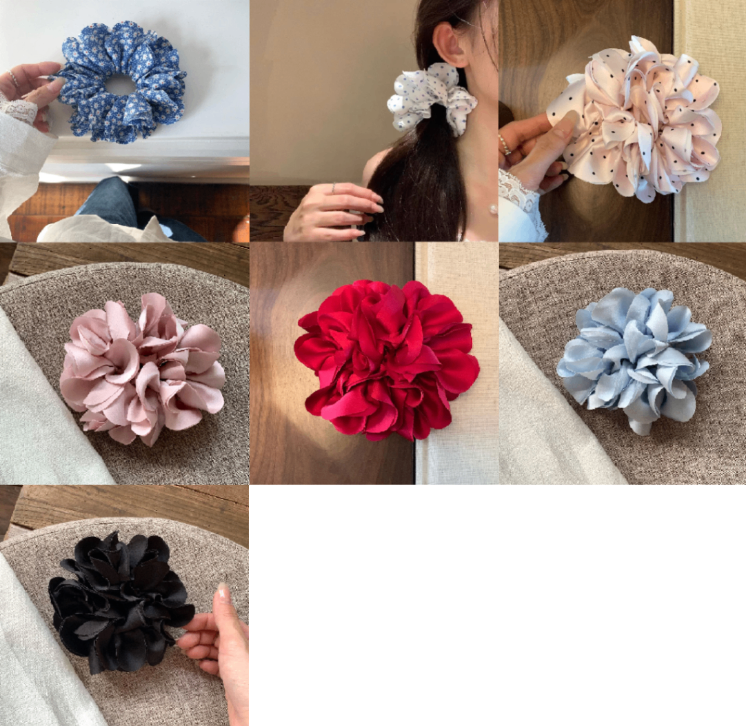 Scrunchie hình cánh hoa