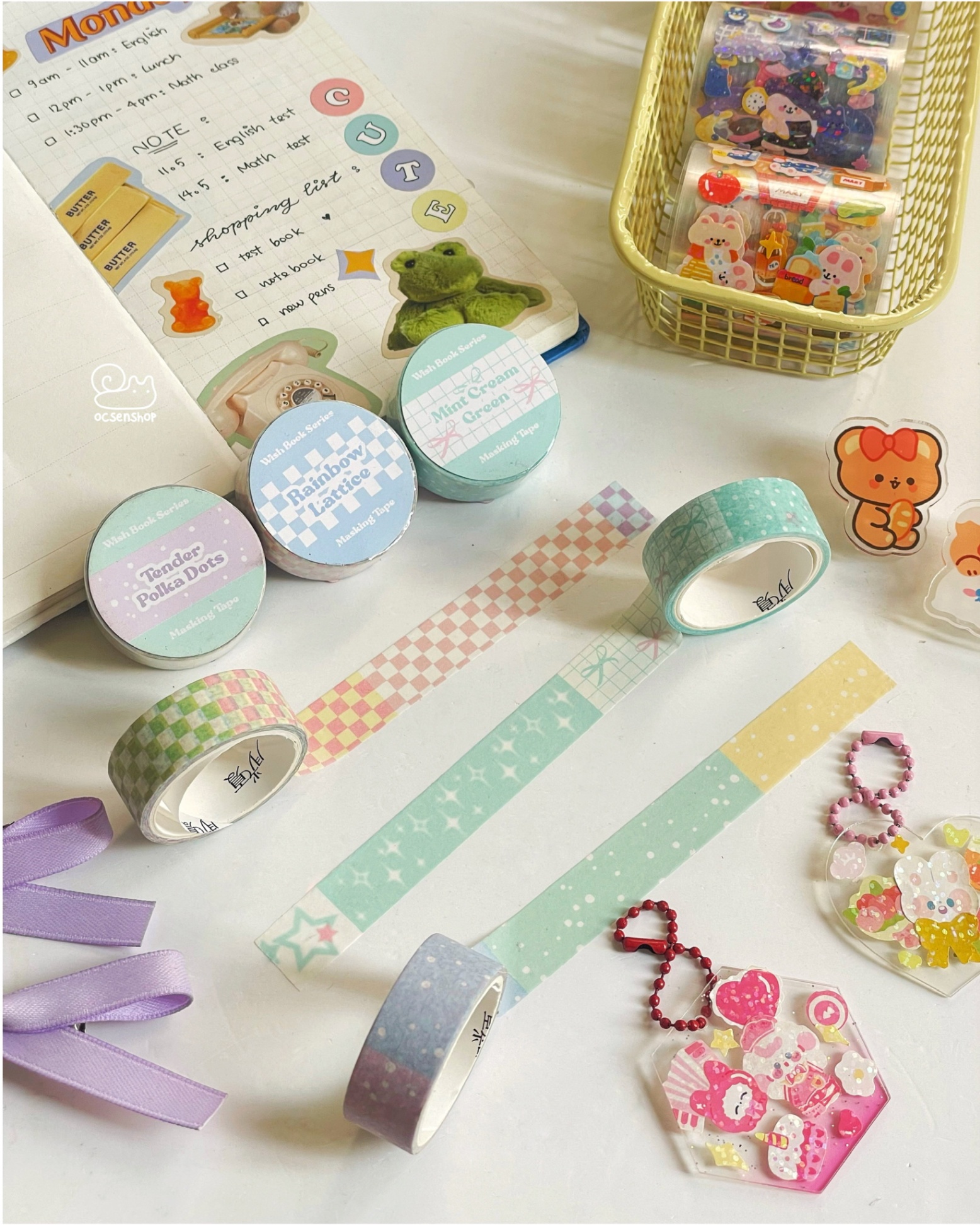 Washitape wish book series (1,5cm)